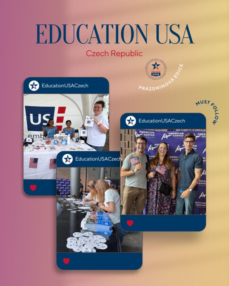 Instagram post from educationusaczech. This post is in position 2.